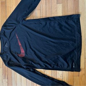 Nike dry fit boys long sleeved shirt